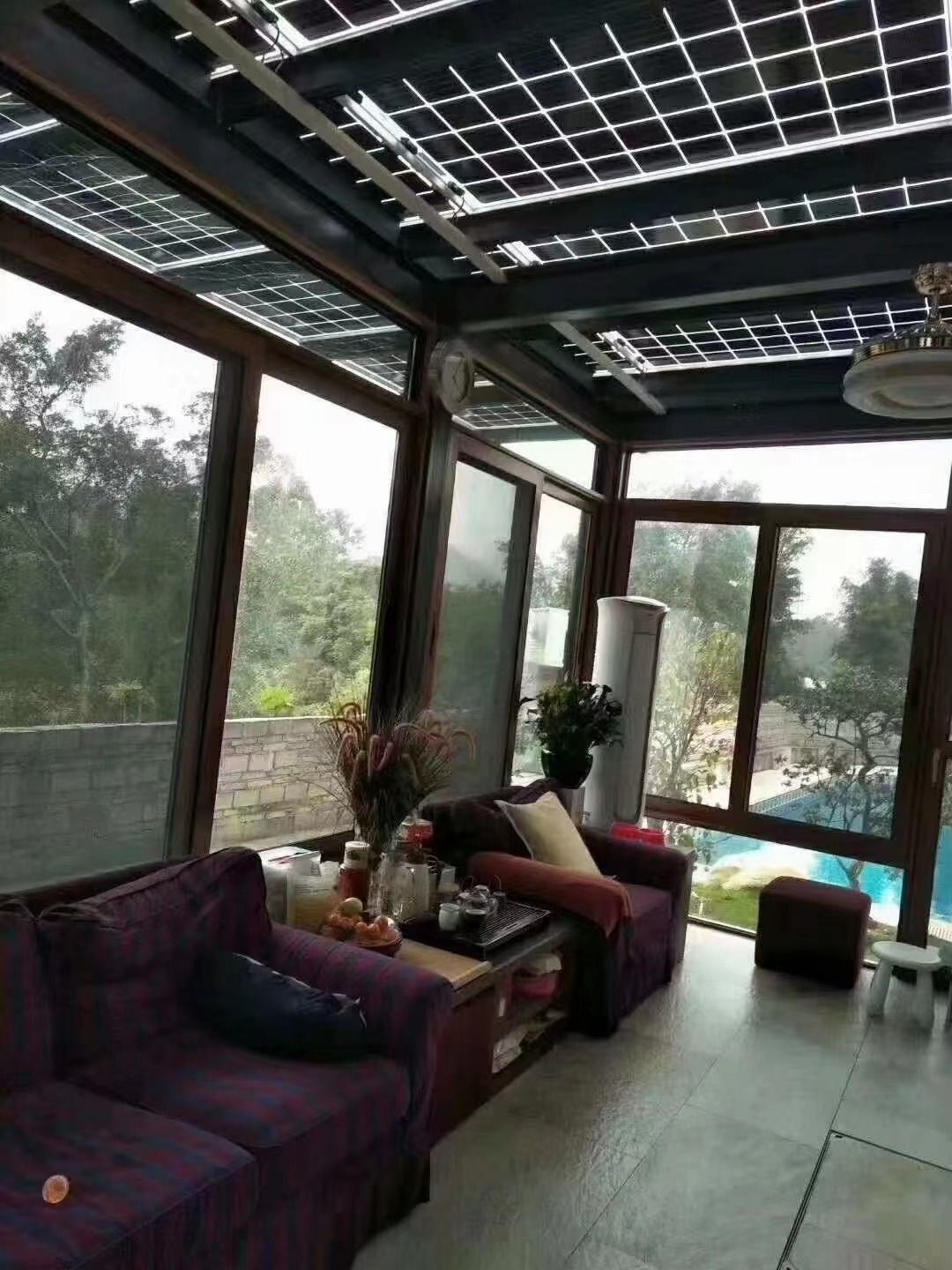 敦煌20kw+15kwh智能AI别墅太阳能发电系统